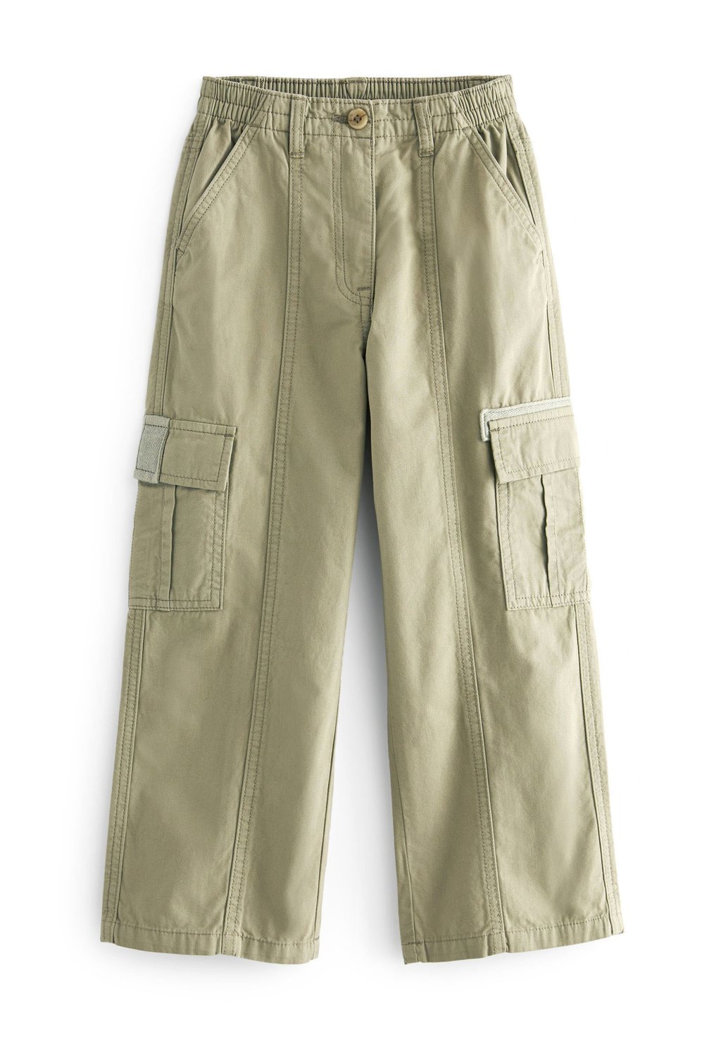 брюки карго lined standard next цвет khaki green Брюки-карго Wide Leg Next, цвет khaki green