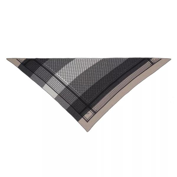 Шарф triangle trinity light m multicolor stripes Lala Berlin, коричневый