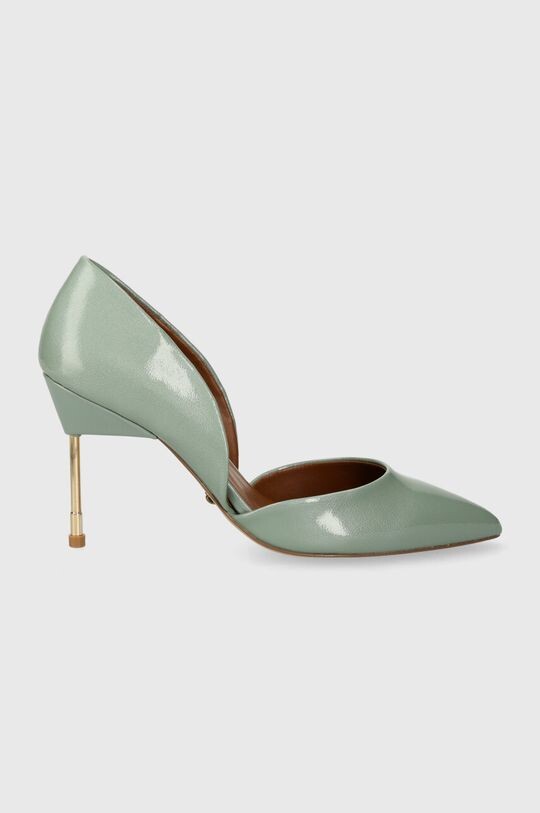 

Кожаные туфли Bond 90 на высоком каблуке Kurt Geiger London, бирюзовый