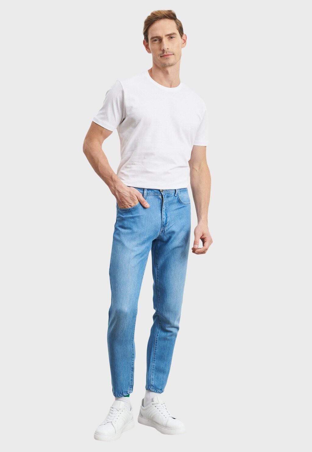 

Джинсы узкого кроя AC&CO / ALTINYILDIZ CLASSICS, джинсовые брюки Comfort Fit