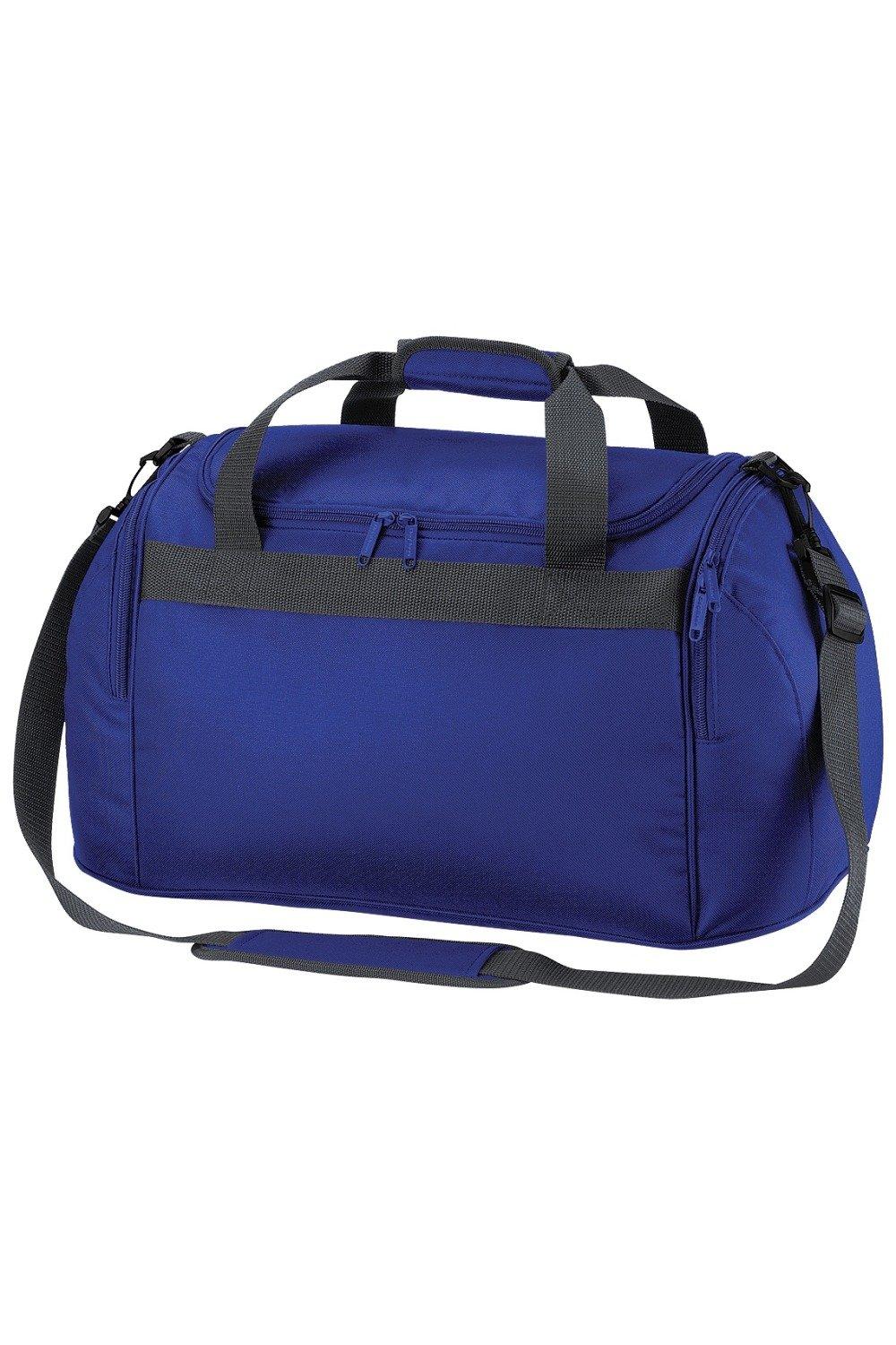 Дорожная сумка для фристайла/спортивная сумка (26 литров) (2 шт. в упаковке) Bagbase, синий цена и фото
