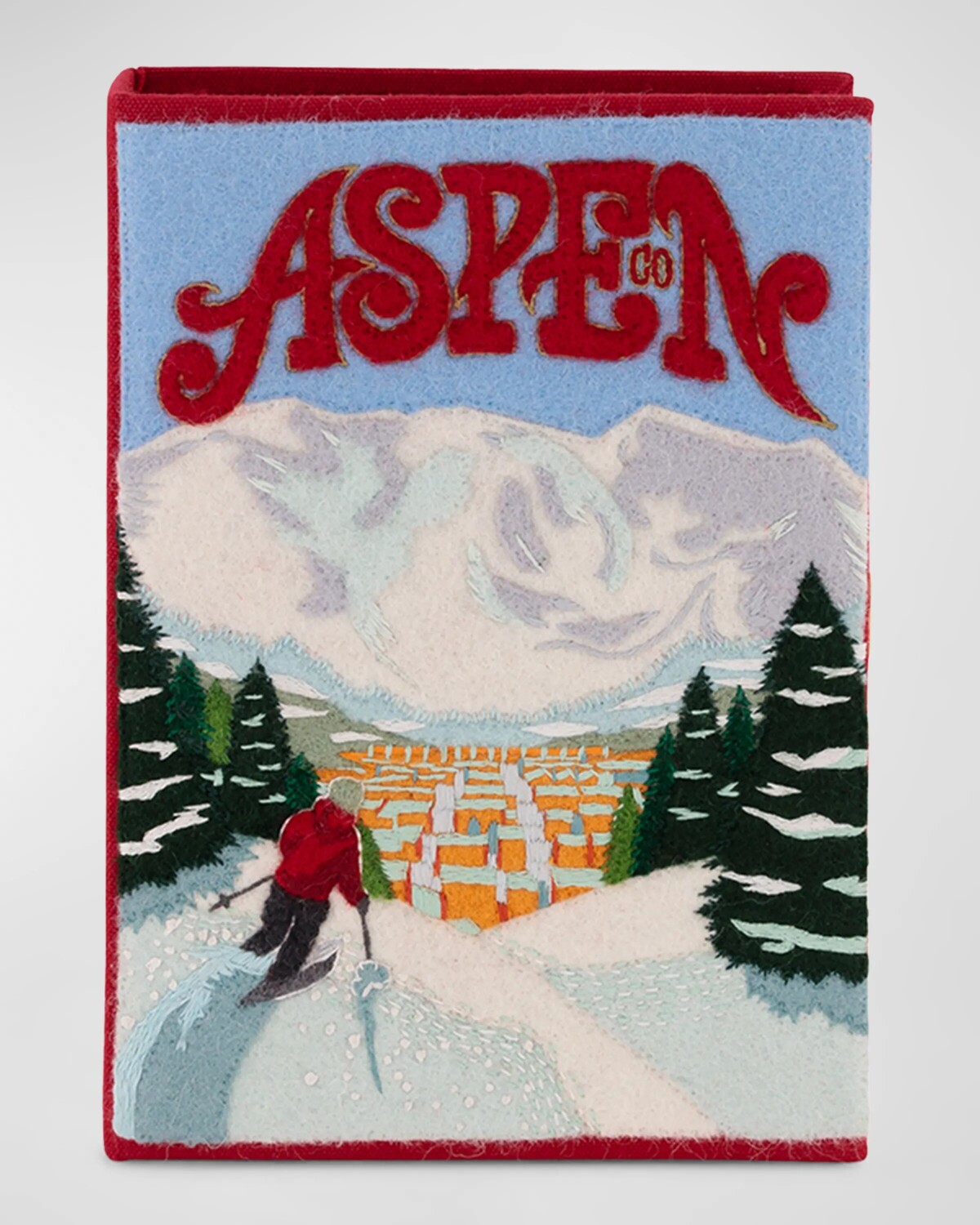 

Клатч Aspen Book Olympia Le-Tan, цвет Bordeaux Latim