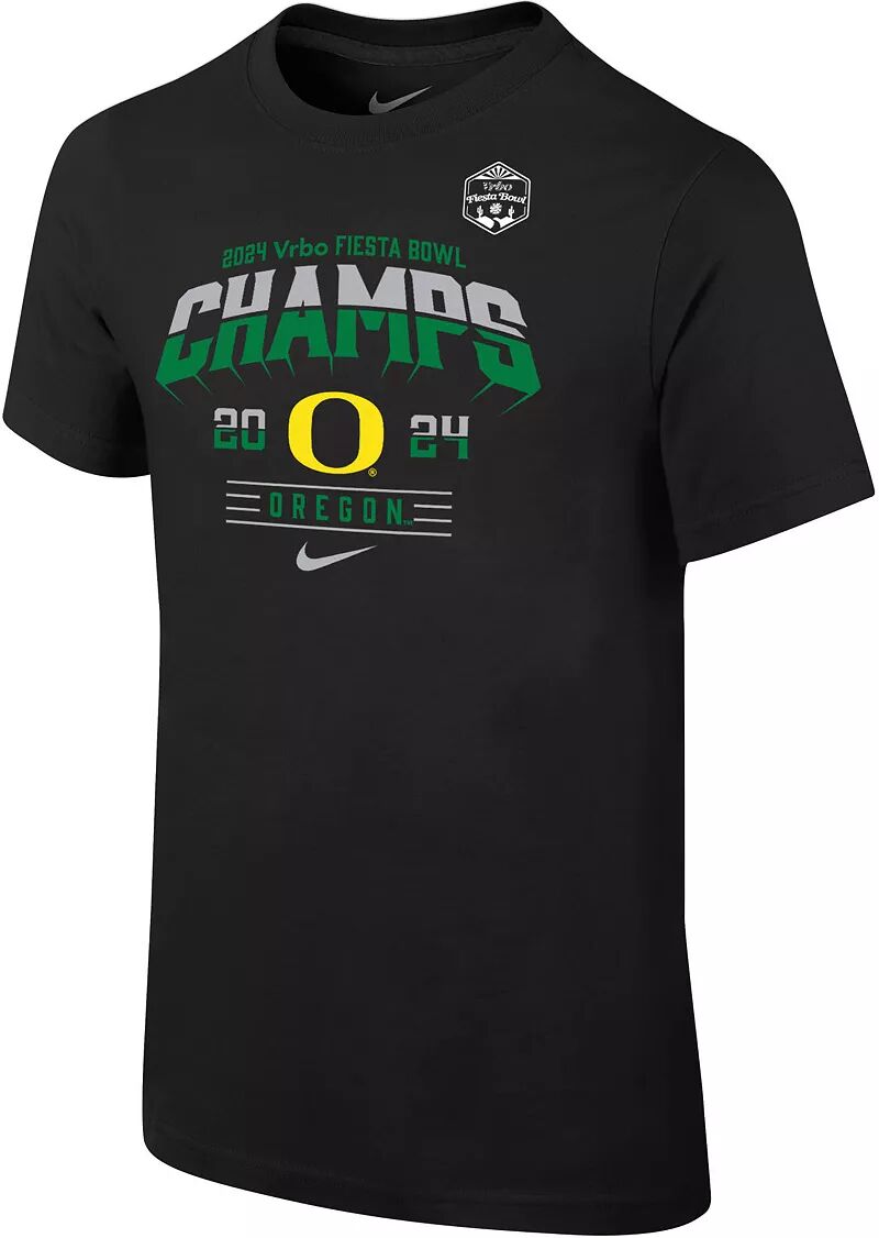 

Футболка Nike Youth 2024 Fiesta Bowl Champions Oregon Ducks в раздевалке