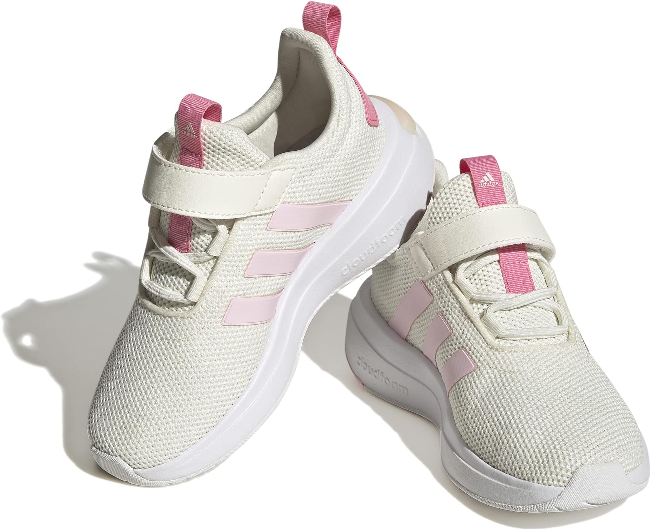цена Кроссовки Racer TR23 EL adidas, цвет Off-White/Clear Pink/Bliss Pink