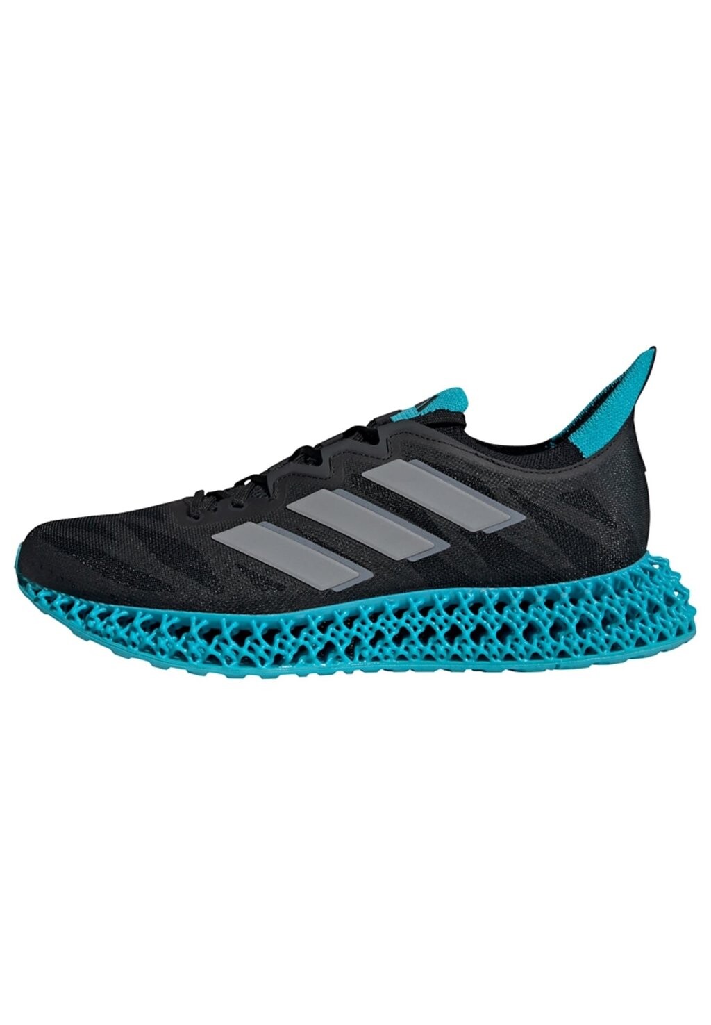 

нейтральные кроссовки 4Dfwd 3 Running Adidas, цвет core black grey three cloud white