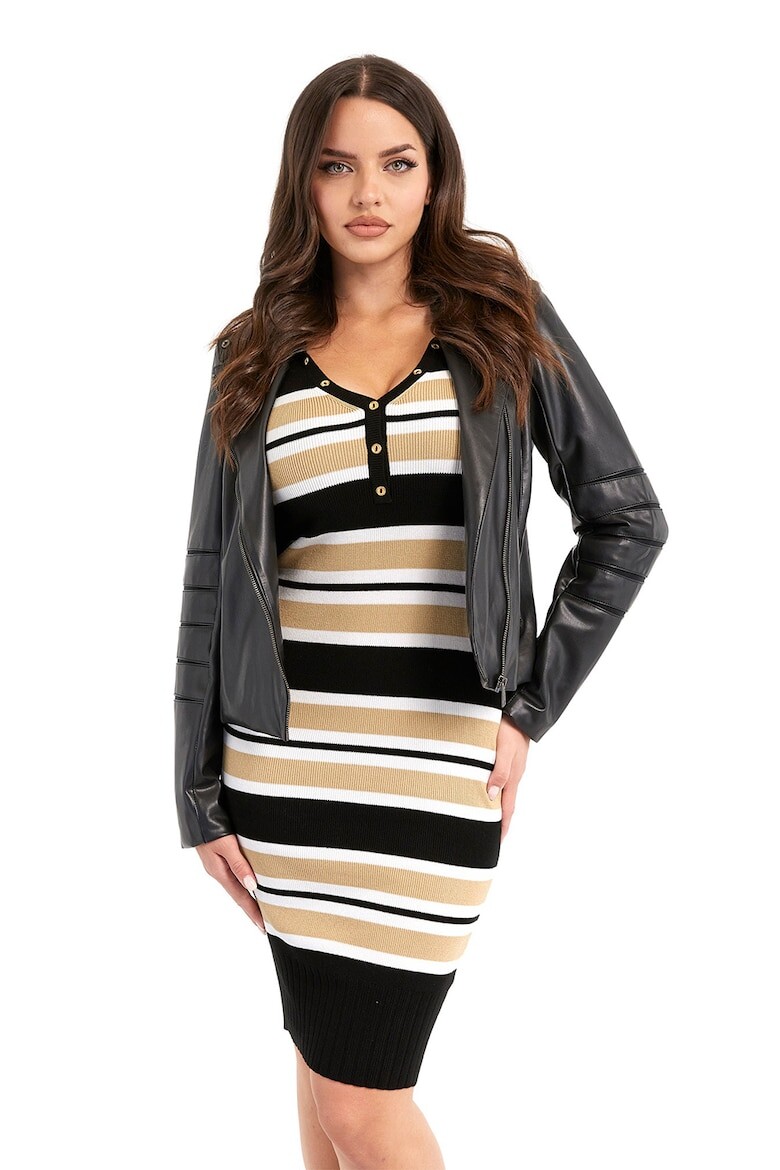 

Платье в полоску Guess, черный
