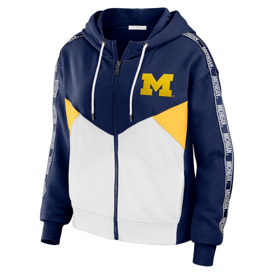

Толстовка на молнии WEAR by Erin Andrews Michigan Wolverines, нави