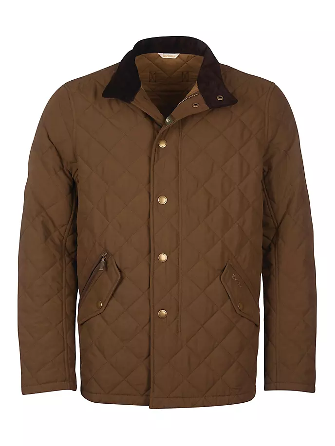 

Стеганая нейлоновая куртка Shoveler Barbour, цвет dark sand