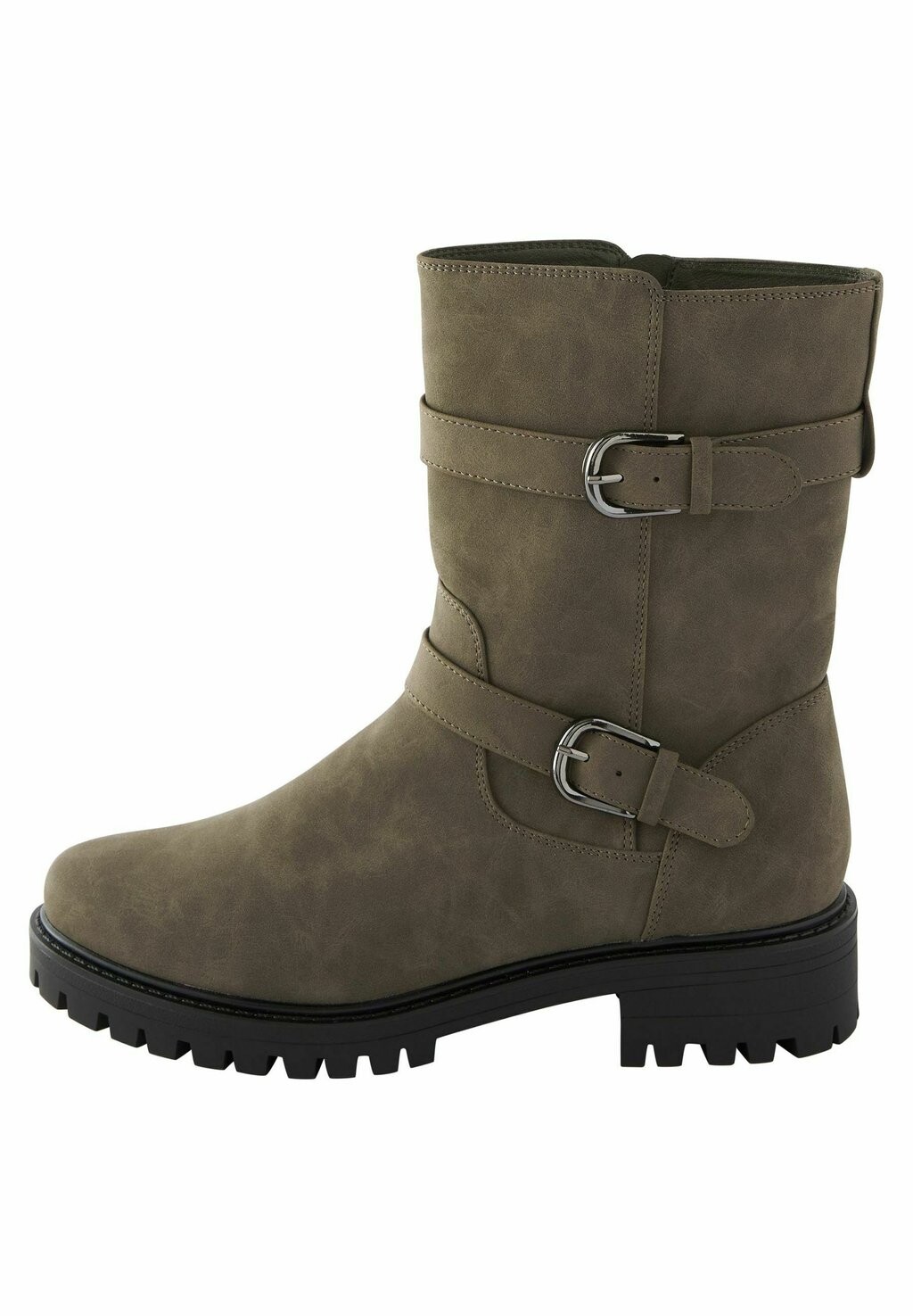 

Ковбойские/байкерские ботинки Forever Comfort Buckle Regular Wide Fit Next, цвет khaki green