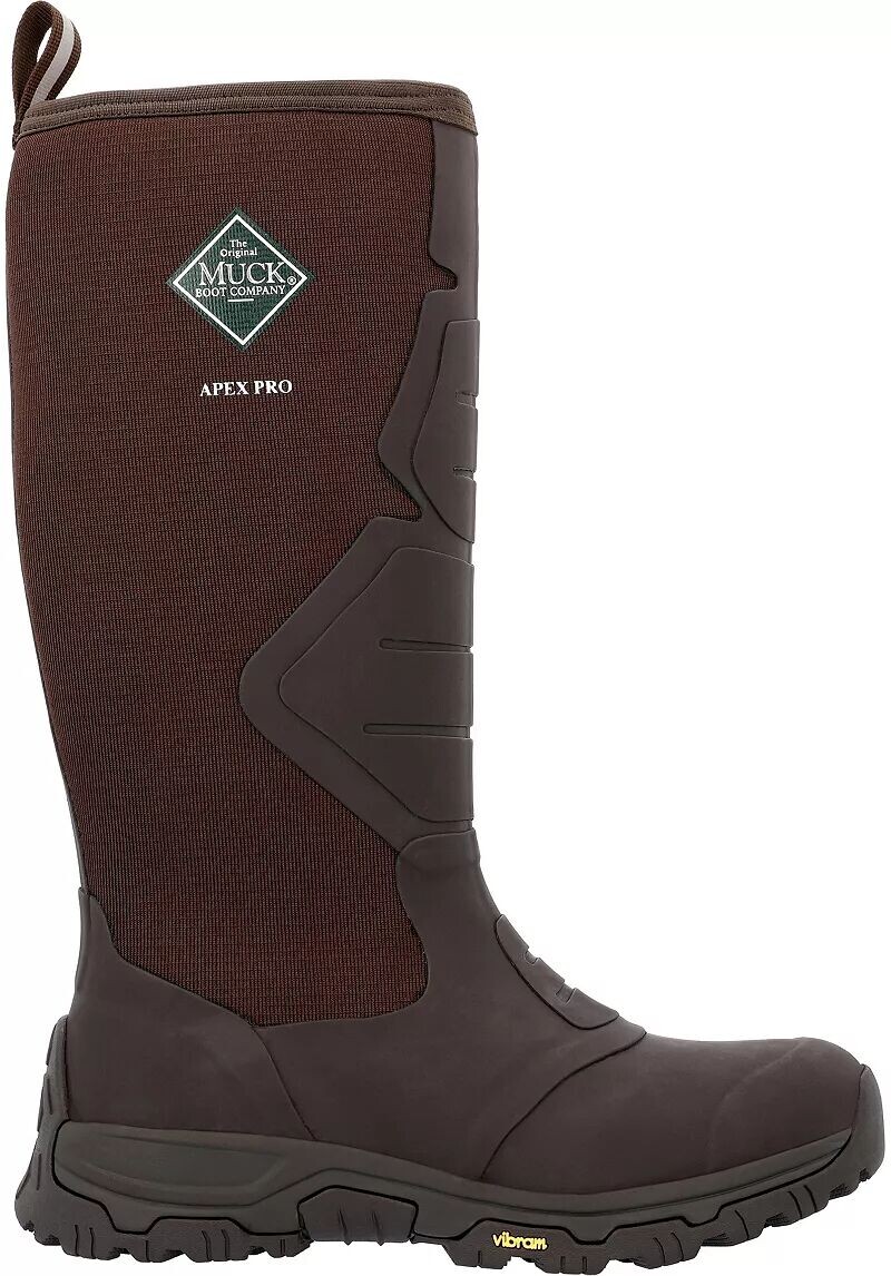 

Muck Boots Мужские утепленные водонепроницаемые ботинки Apex Pro 16 дюймов, коричневый