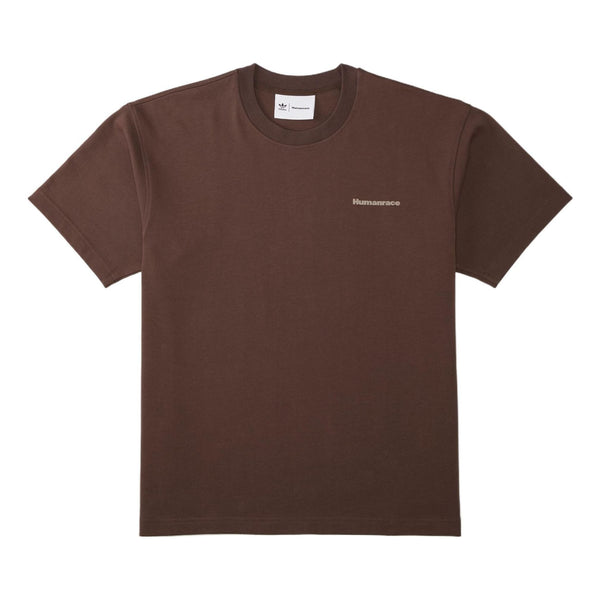 

Футболка adidas originals x Pharrell Williams Crossover Solid Color Round Neck Pullover Sports Short Sleeve Brown T-Shirt, мультиколор