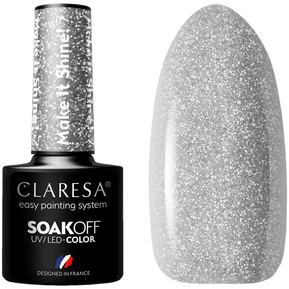 

Гибридный лак для ногтей 7 Claresa Make It Shine!, 5 гр