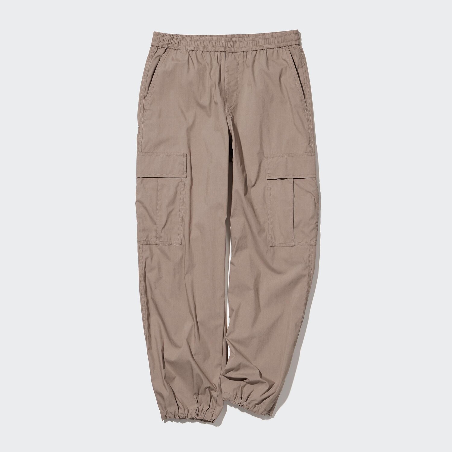 

Брюки-карго UNIQLO хлопковые, бежевый