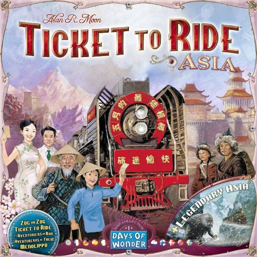 Настольная игра Ticket To Ride Asia: Map Collection Days of Wonder