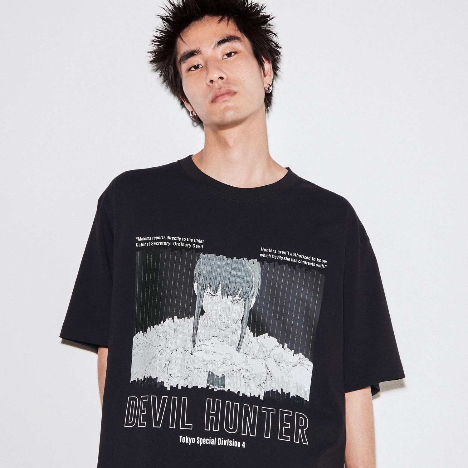 

Футболка Uniqlo UT Chainsaw Man X Kosuke Kawamura (Makima), черный