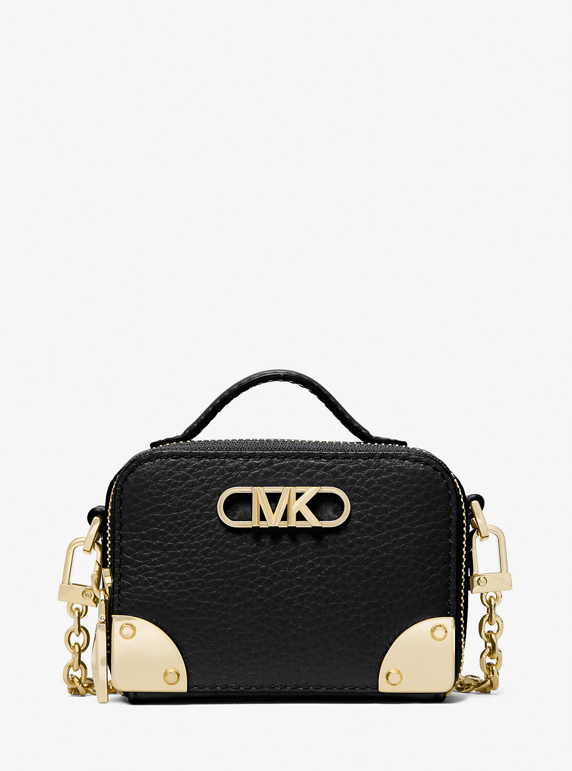 

Сумка через плечо Estelle из шагреневой кожи Michael Kors, черный