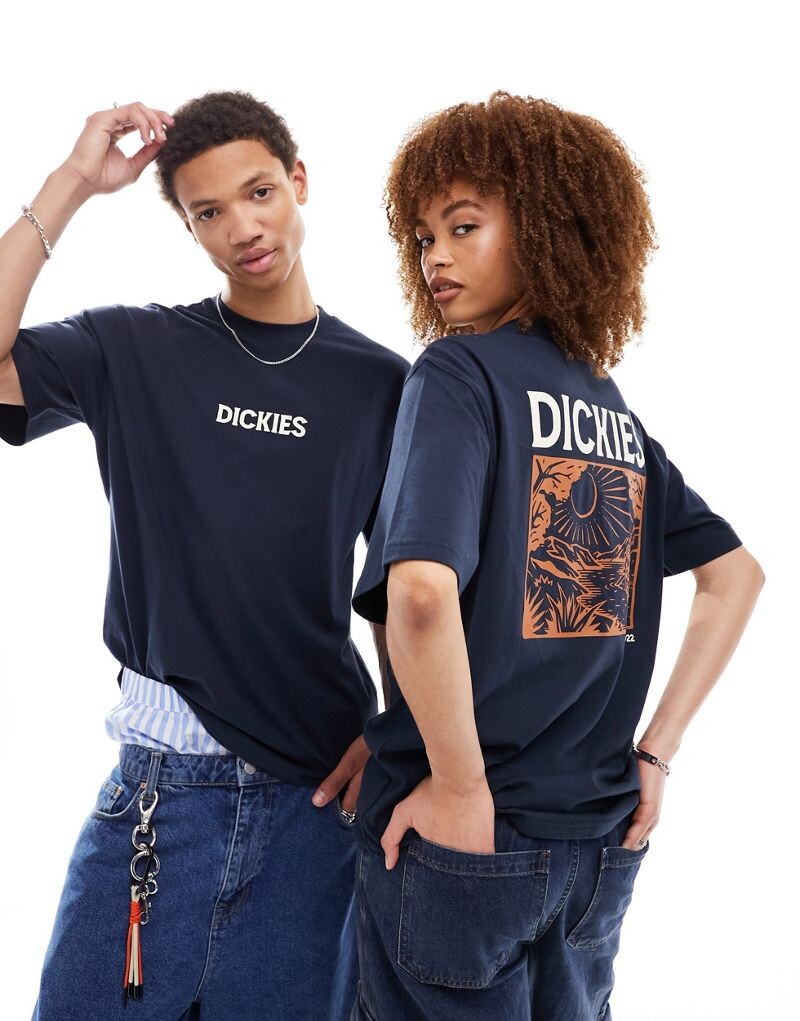 

Dickies – Патрик Спрингс – темно-синяя футболка с принтом на спине