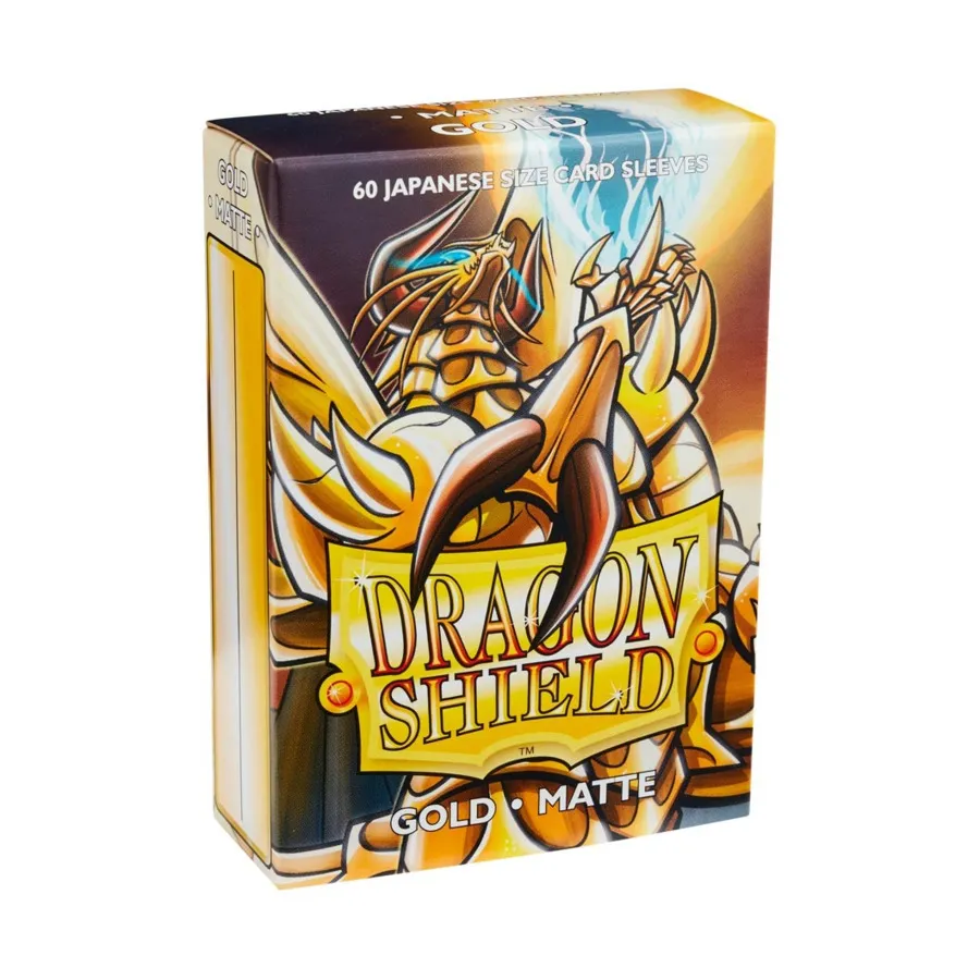 

Японские рукава – матовое золото (60), Dragon Shield - Card Sleeves - Japanese
