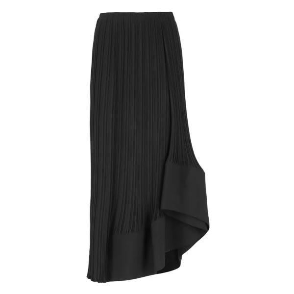 

Юбка pleated skirt Lanvin, черный