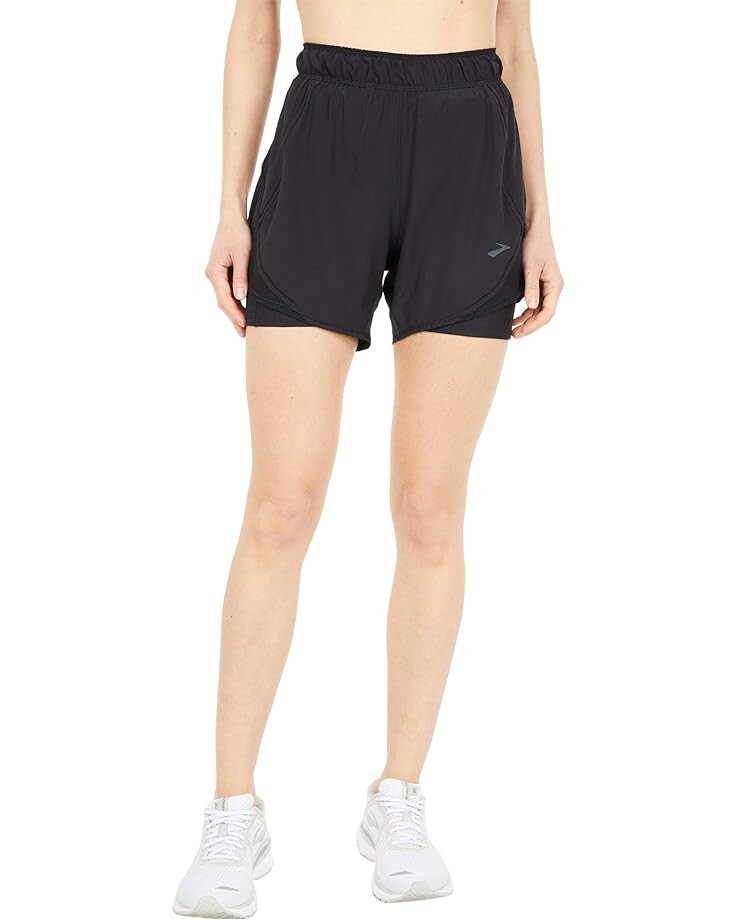 

Шорты Brooks Chaser 5" 2-in-1, черный