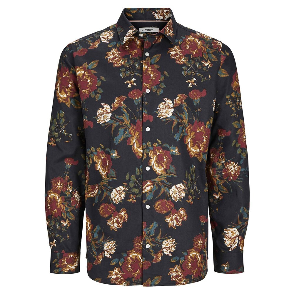

Рубашка Jack & Jones Blanordic Flores, черный