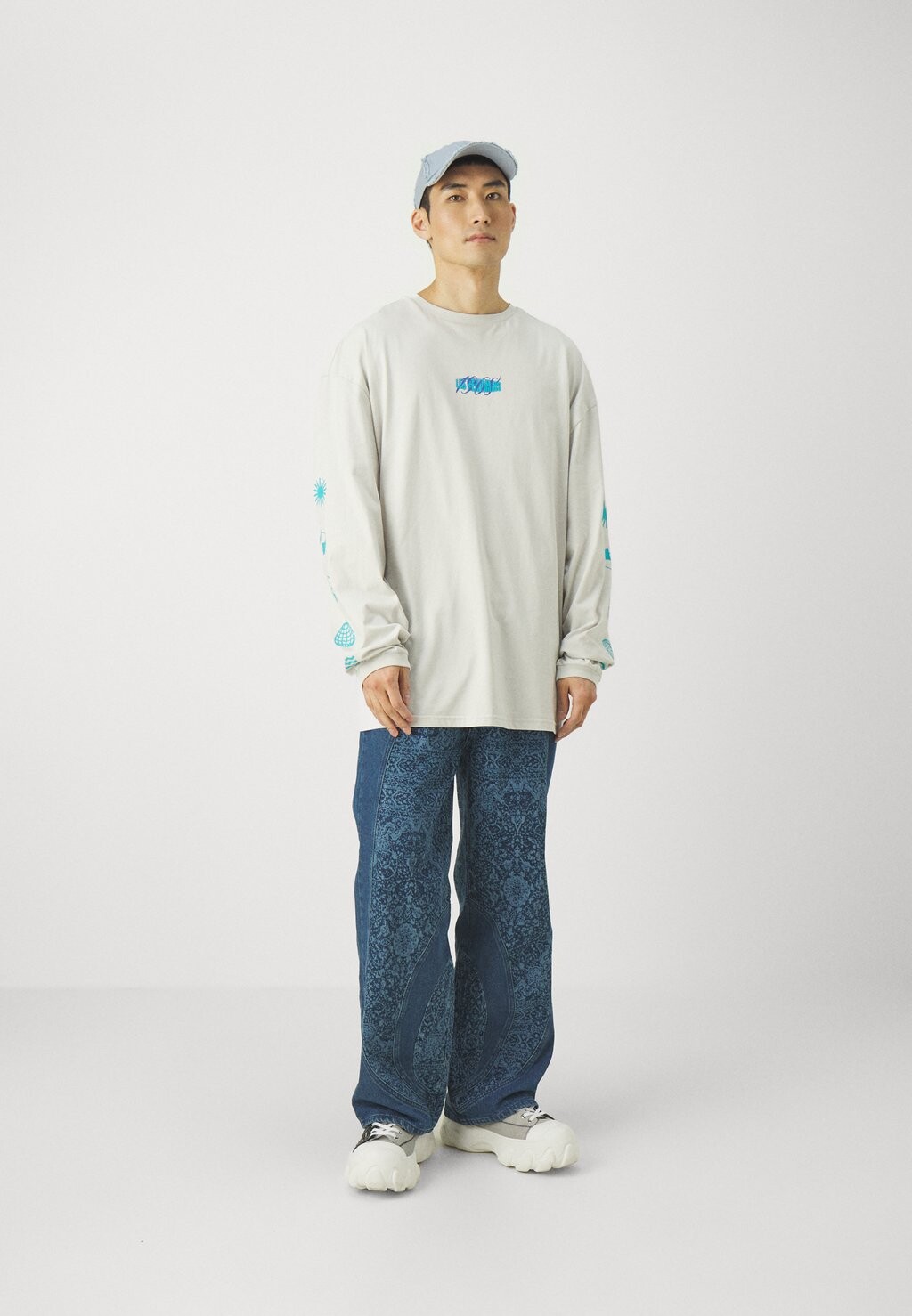 

Топ с длинными рукавами OVERSIZED LONG SLEEVE TEE UNISEX Les Benjamins, крем