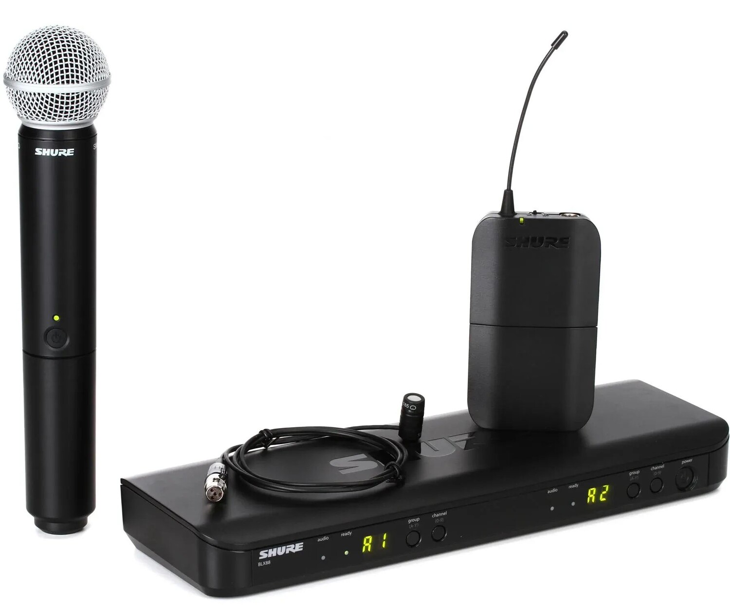 

Двухканальная беспроводная комбинированная система Shure BLX1288/W85 — диапазон H11