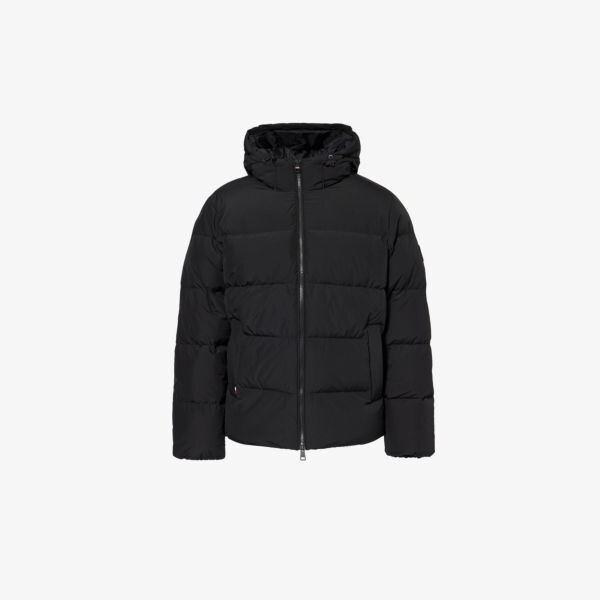 

Куртка-Пуховик с капюшоном и логотипом-нашивкой Tommy Hilfiger, черный