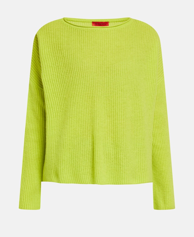 Кашемировый пуловер Max & Co., зеленое яблоко Co.