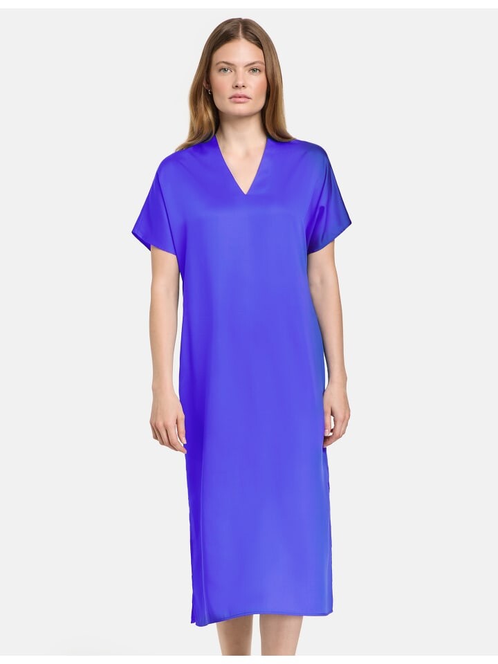 

Короткое платье TAIFUN Langarm kurz, цвет blue lagoon