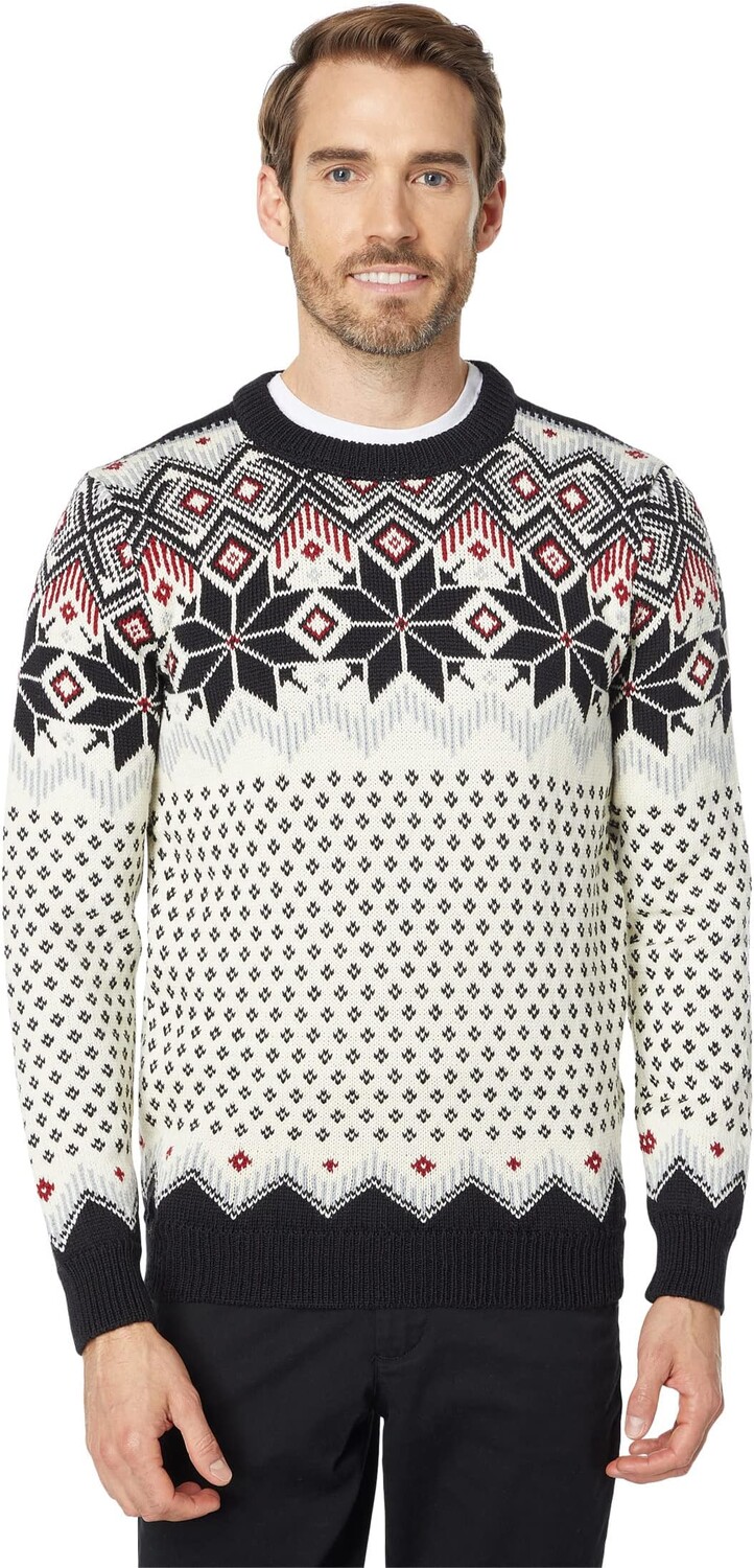 

Вегардовый свитер Dale of Norway, цвет Black/Off-White/Red Rose