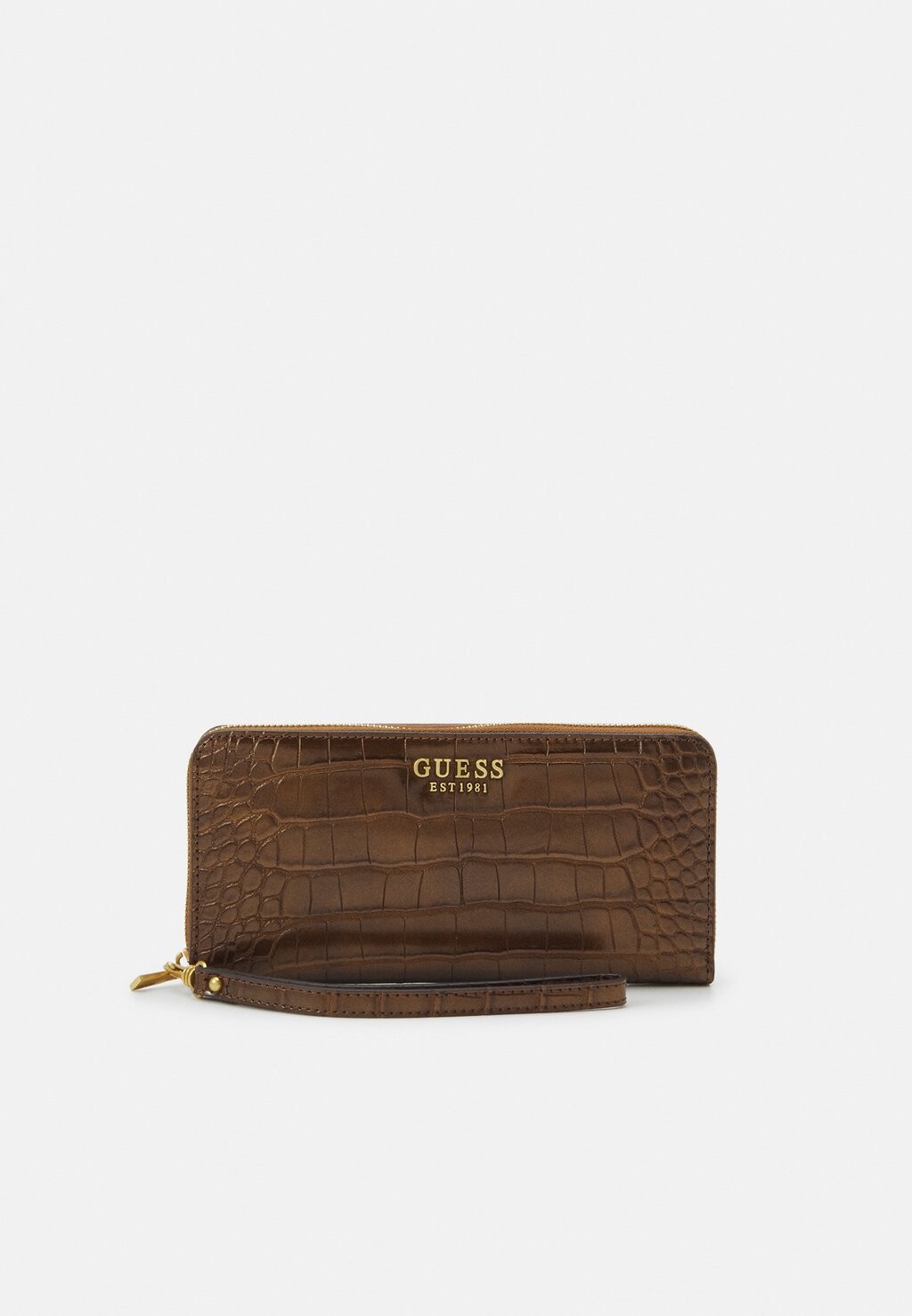 

Кошелек LAUREL LARGE ZIP AROUND Guess, бронзовый