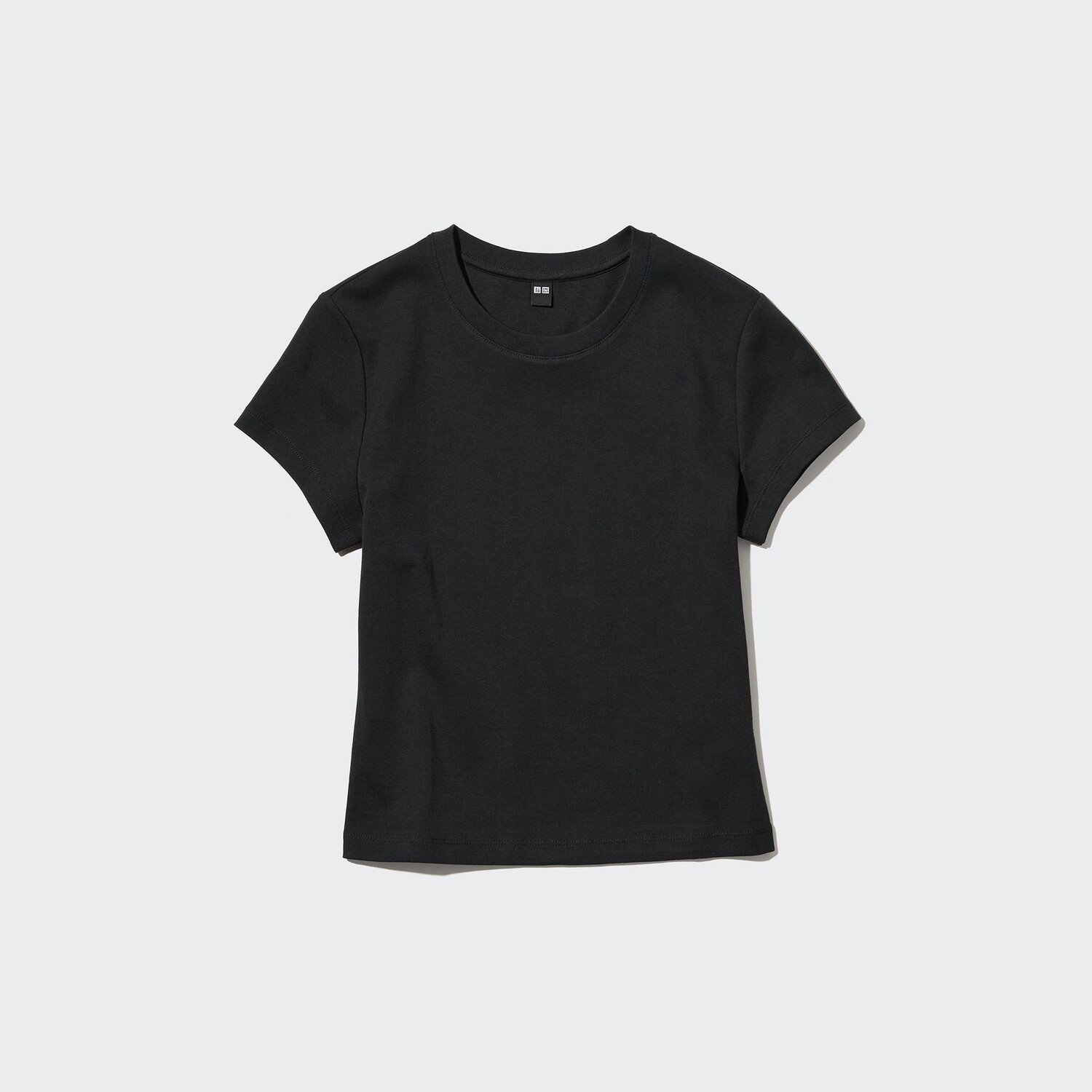 

Мини-футболка Uniqlo с коротким рукавом, черный