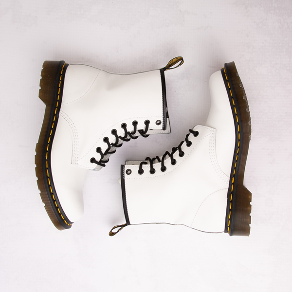 Dr. Martens Женские ботинки 1460 с 8 люверсами, белый ботинки dr martens 1460 zipped черный