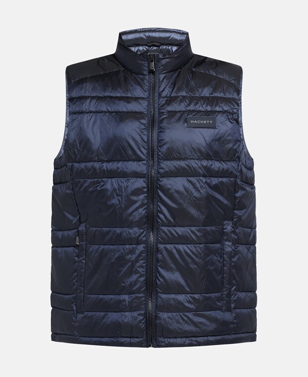 

Стеганый жилет Hackett London, темно-синий