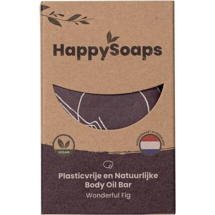 

Масло для тела Happysoaps — чудесный инжир — свежий, знойный и пряный — 100 % без пластика, веганский и натуральный — 70 г