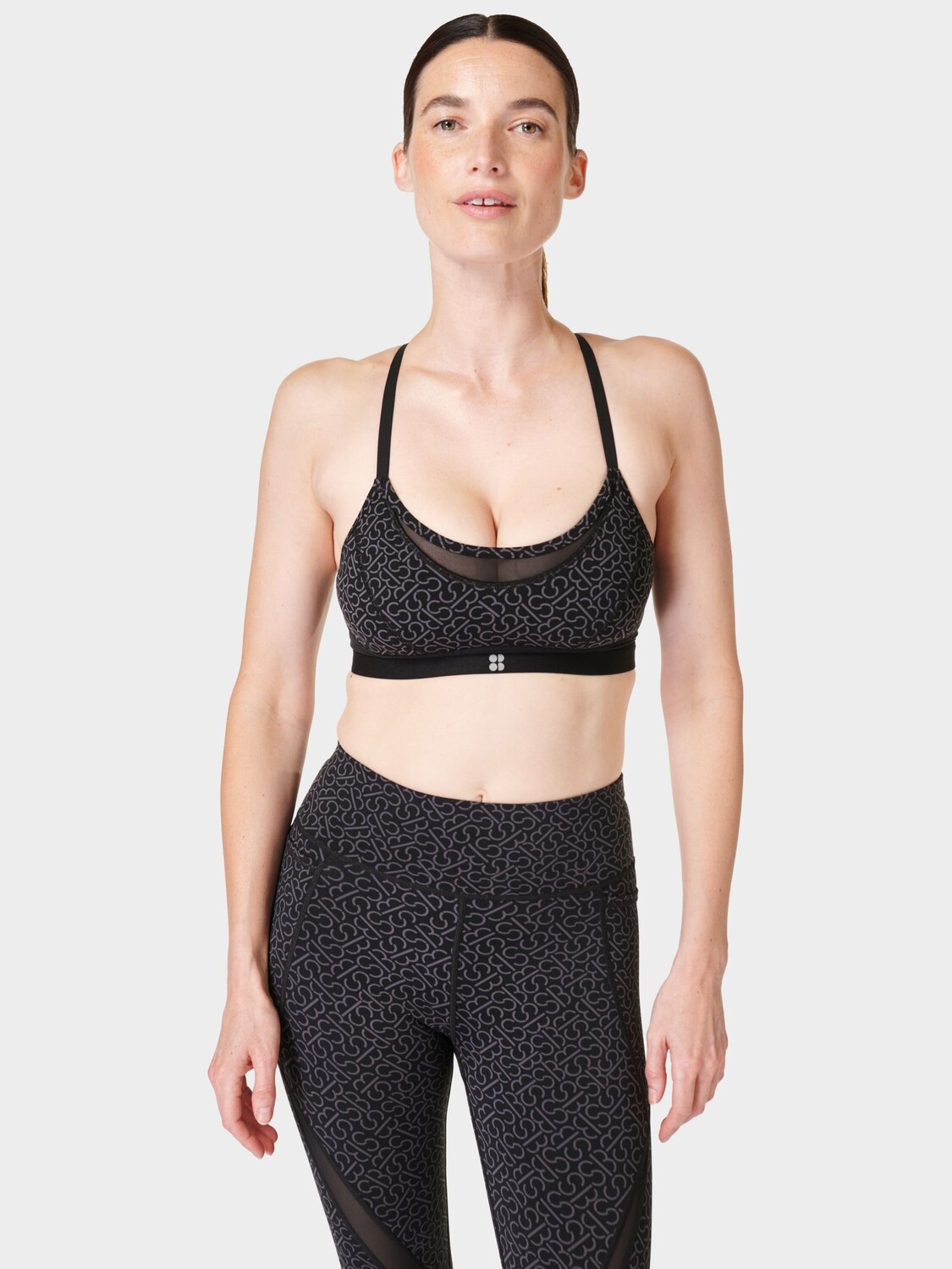 

Иконка Студийный бюстгальтер Sweaty Betty, серый слот-принт