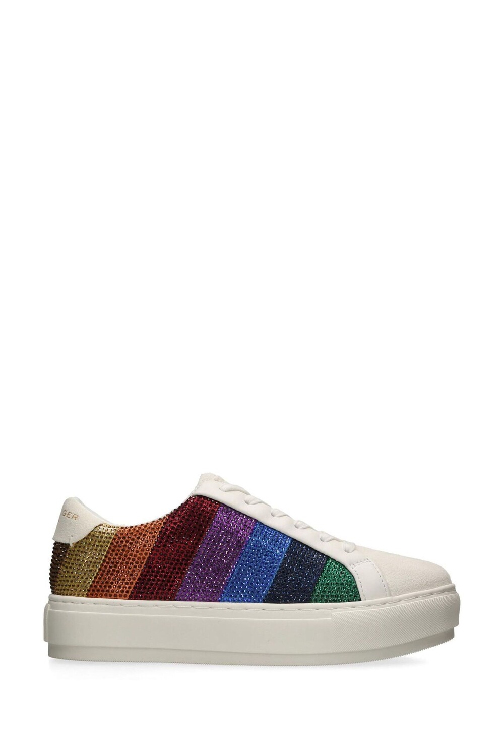 

Розовые кроссовки Laney от Paseczki Kurt Geiger London, мультиколор