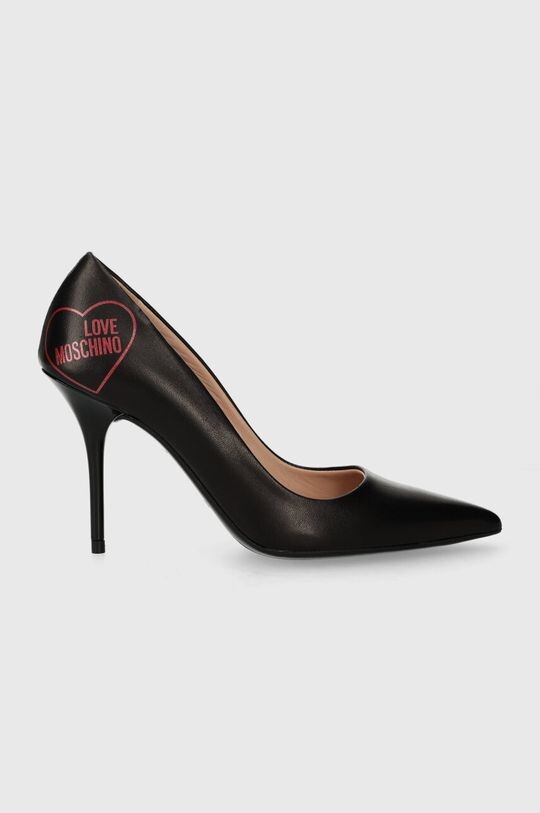 

Кожаные каблуки Love Moschino, черный