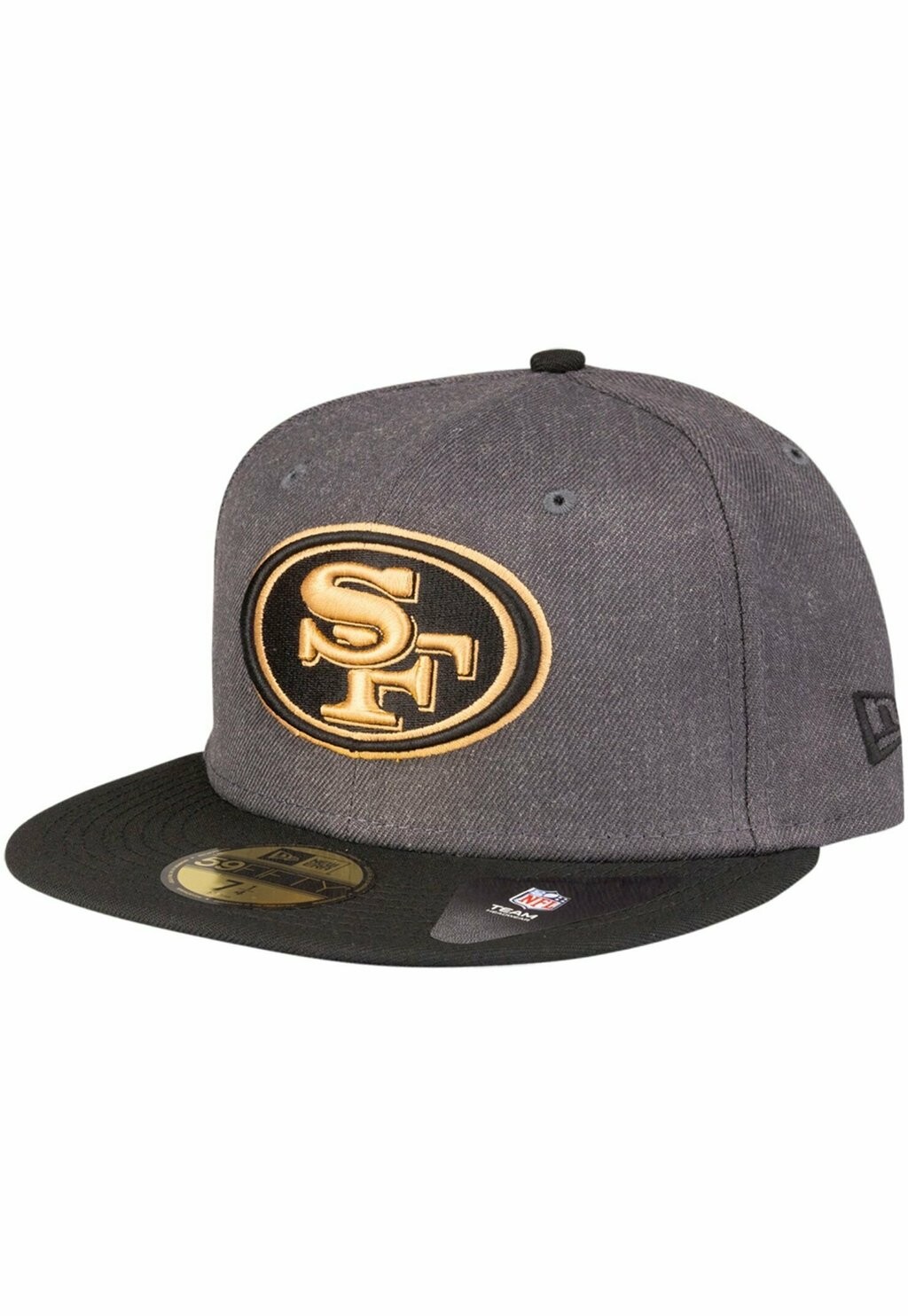 

Бейсболка 59FIFTY HEATHER GRAPH SAN FRANCISCO 49ERS New Era, цвет charcoal