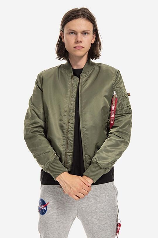 цена Куртка-бомбер MA-1 VF 59 Alpha Industries, зеленый