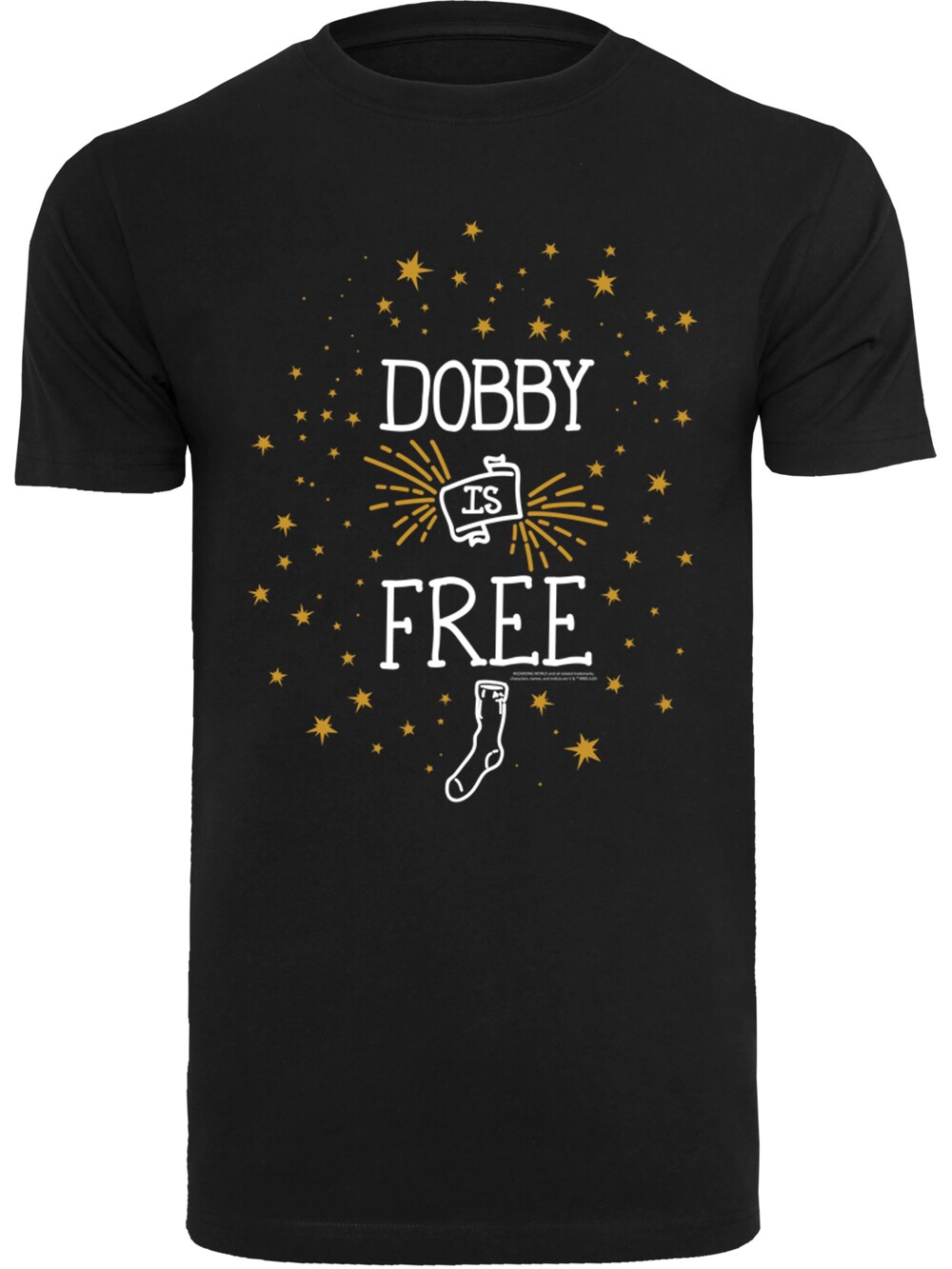 Футболка F4Nt4Stic Harry Potter Dobby Is Free, черный сумка шоппер harry potter dobby is free