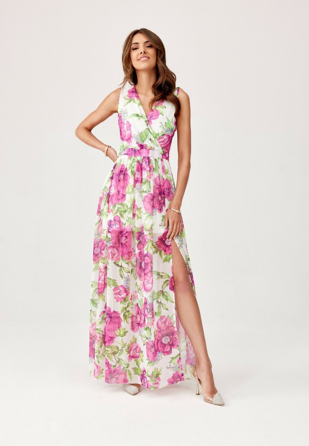 

Длинное платье Roco Fashion, мультиколор