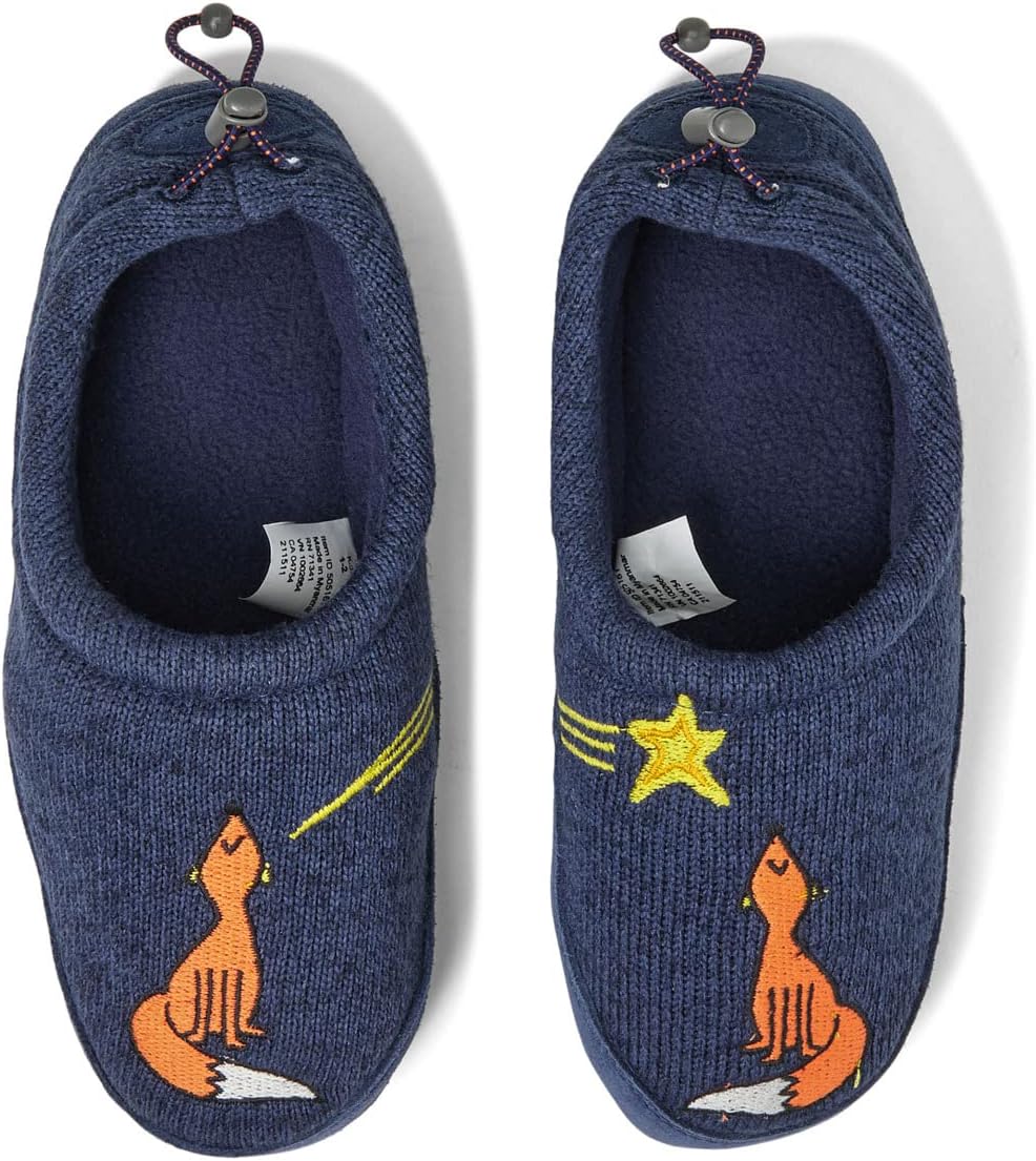 

Тапочки Sweater Fleece Slipper Motif L.L.Bean, цвет Bright Navy Fox