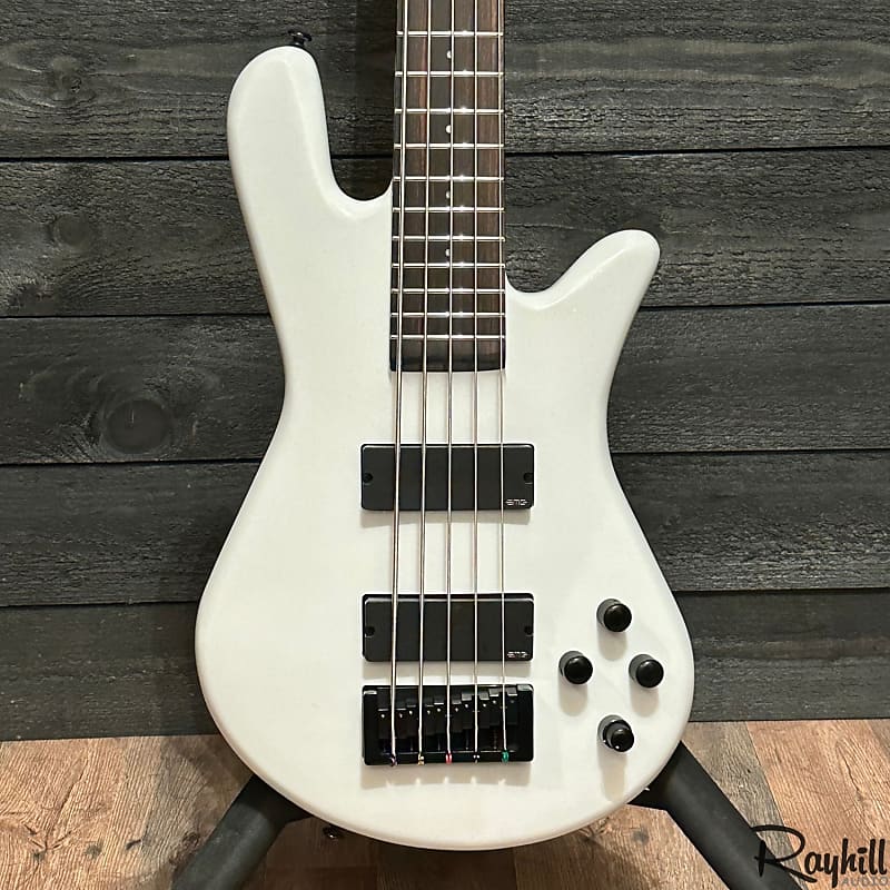 цена Басс гитара Spector NS Ethos HP 5 String White Electric Bass Guitar