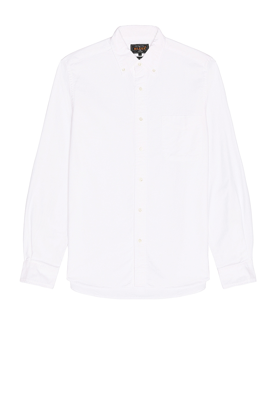 Рубашка Beams Plus B.D Oxford, белый
