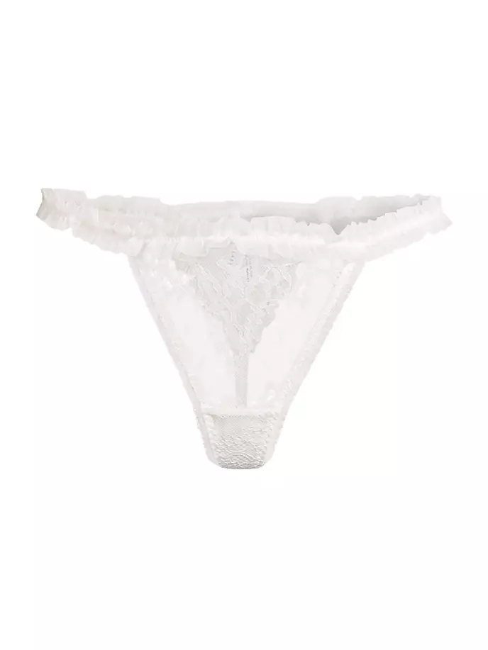

Кружевные стринги Willow Kat The Label, белый