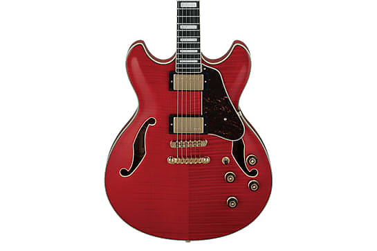 цена Электрогитара Ibanez AS93FM Artcore Expressionist Semi Hollow Electric Guitar - Transparent Cherry Red