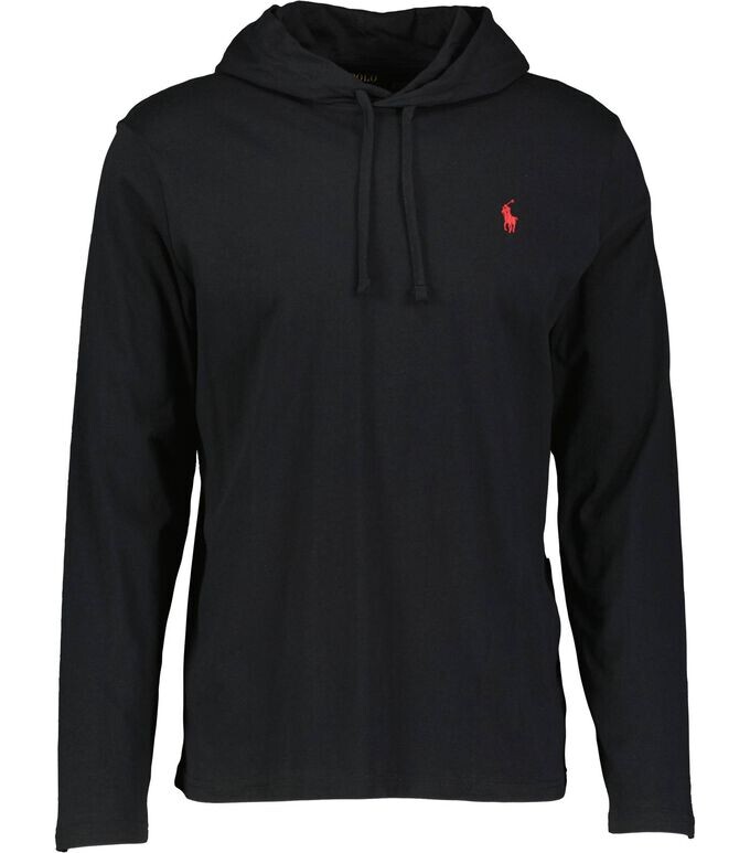 

Рубашка с длинным рукавом и капюшоном Polo Ralph Lauren, черный