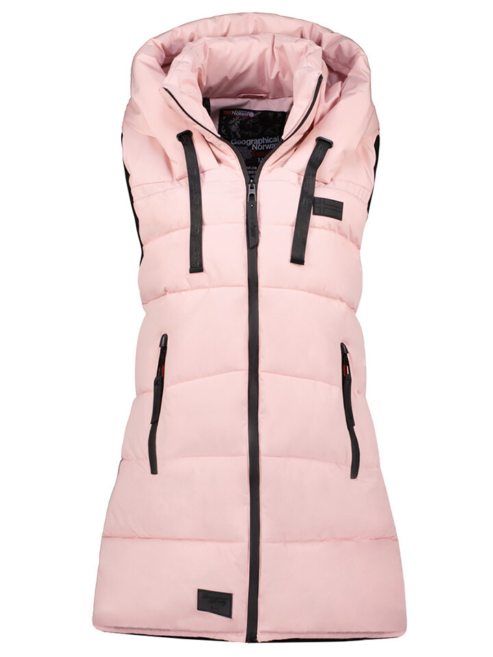 

Утепленный жилет Geographical Norway Dolbar, розовый